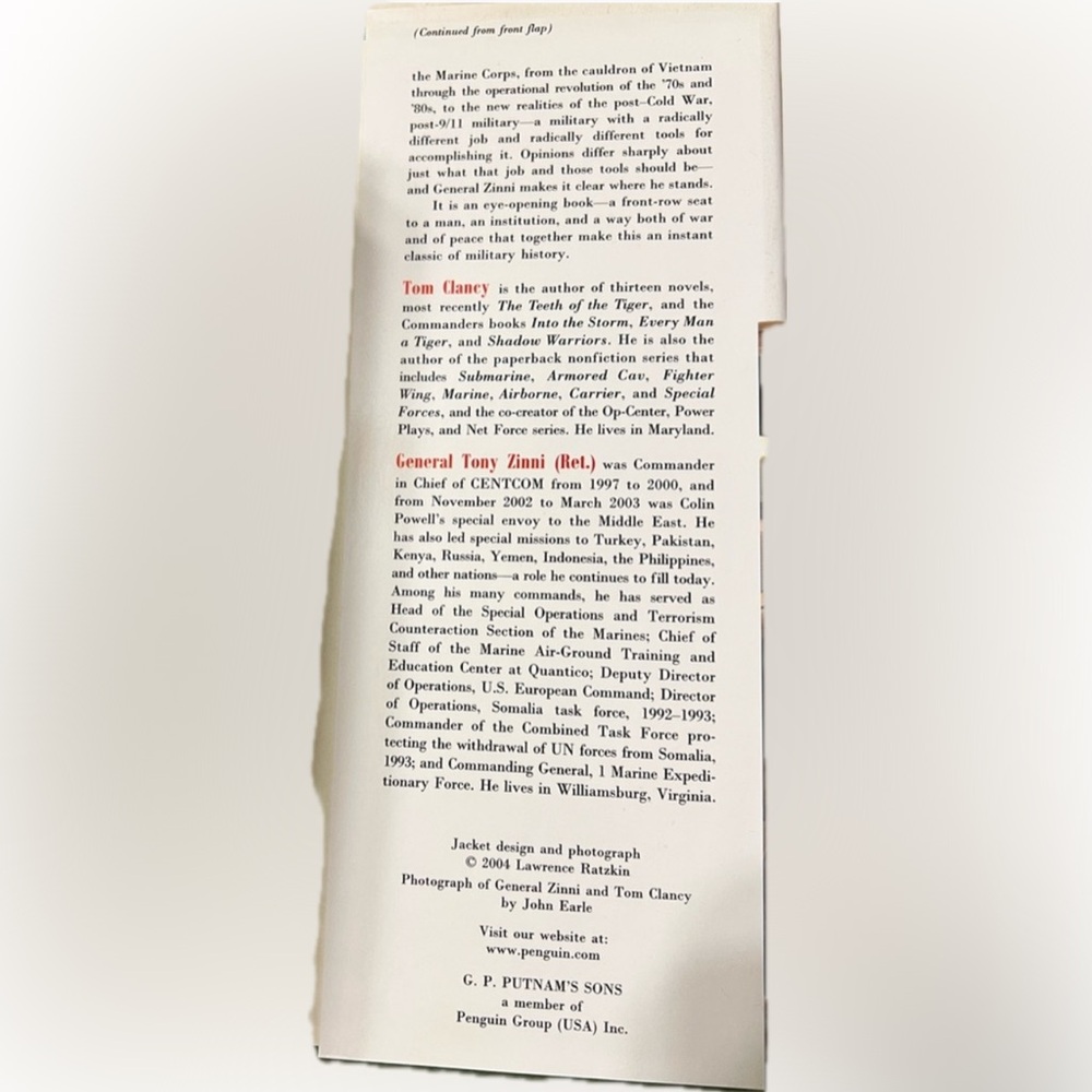 New Military Novel “Battle Ready” Tom Clancy Hardback Book Novel - Picture 5 of 7